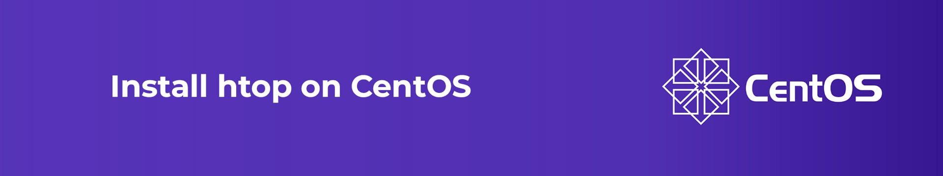 Install htop on CentOS