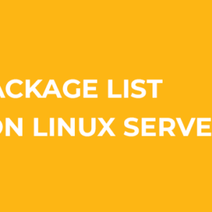 package list on linux